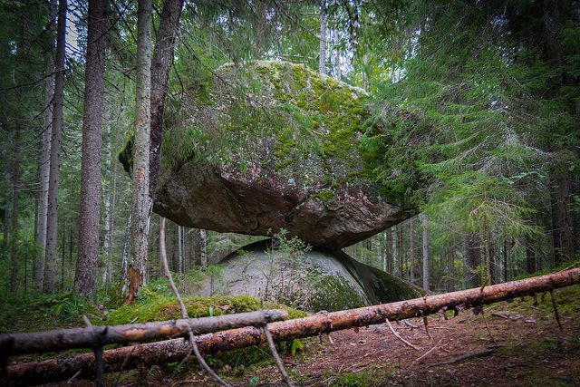 Captivating Kummakivi Stone in Finland