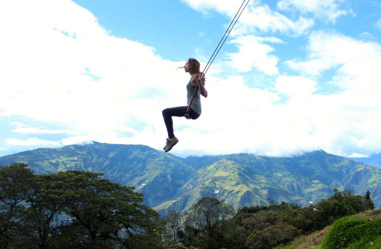 swing at the edge of the world